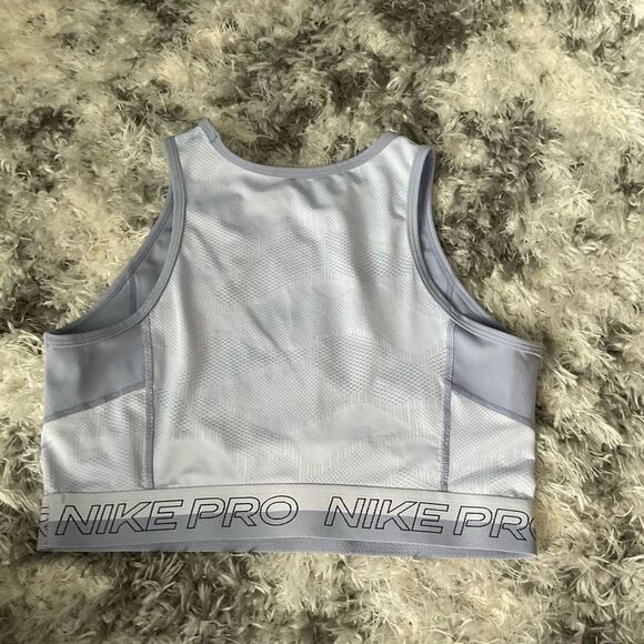 Nike Training Pro Dri-Fit‎ Femme Tank Top Indigo Haze Lilac Light Purple - Picture 3 of 4